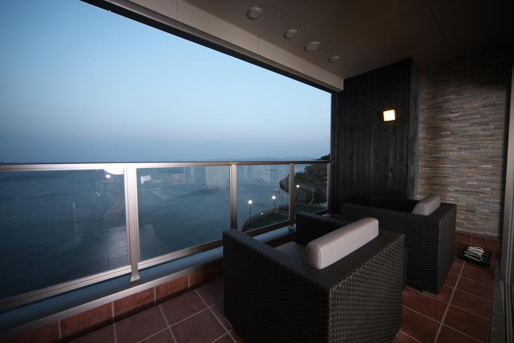 Amane Resort Seikai Beppu Cameră foto A view from a guest room at the hotel